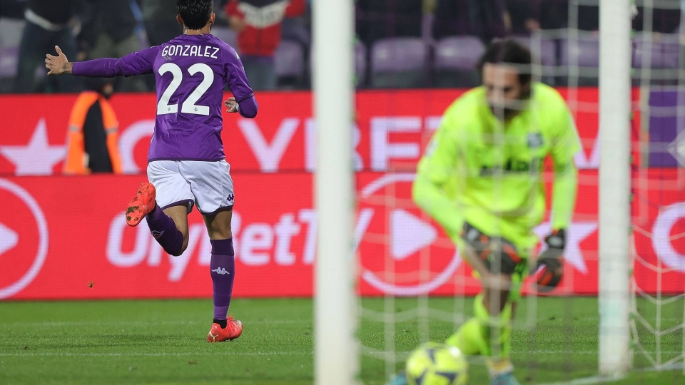 Serie A, Fiorentina-Sassuolo 2-1