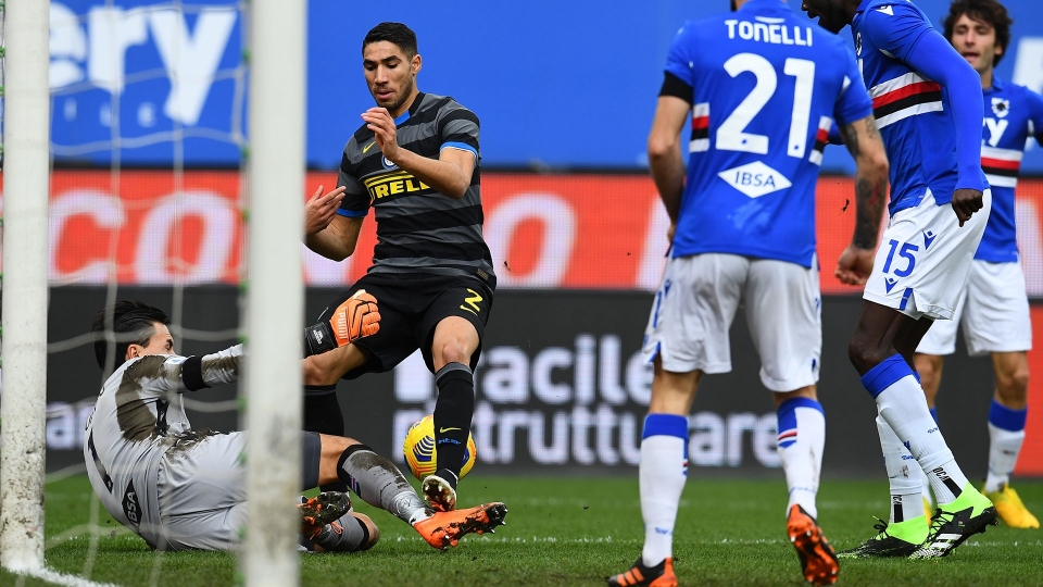Serie A: Sampdoria-Inter 2-1, le foto