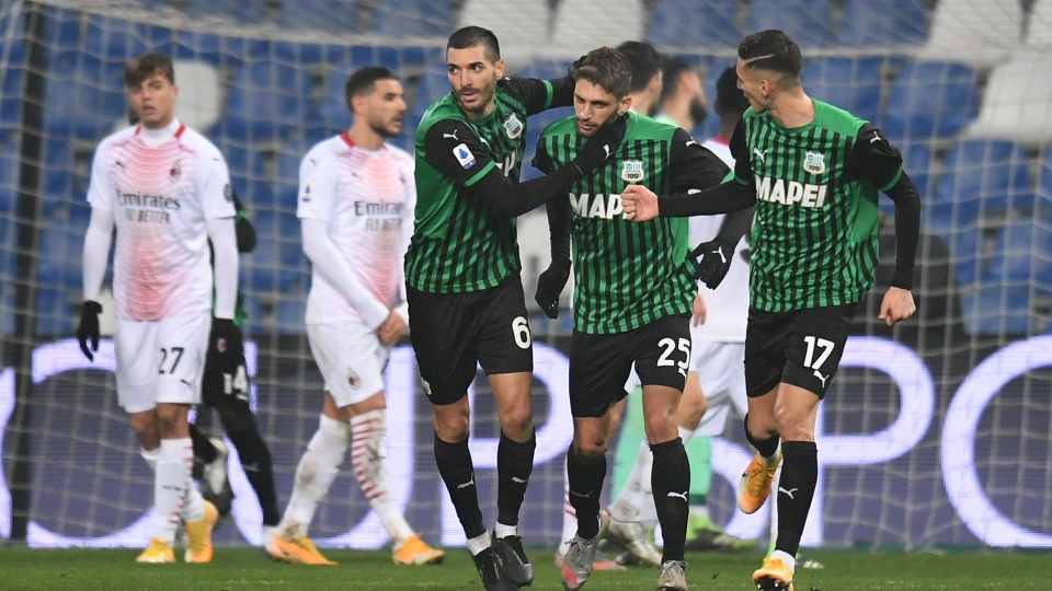 Serie A: Sassuolo-Milan 1-2, le foto