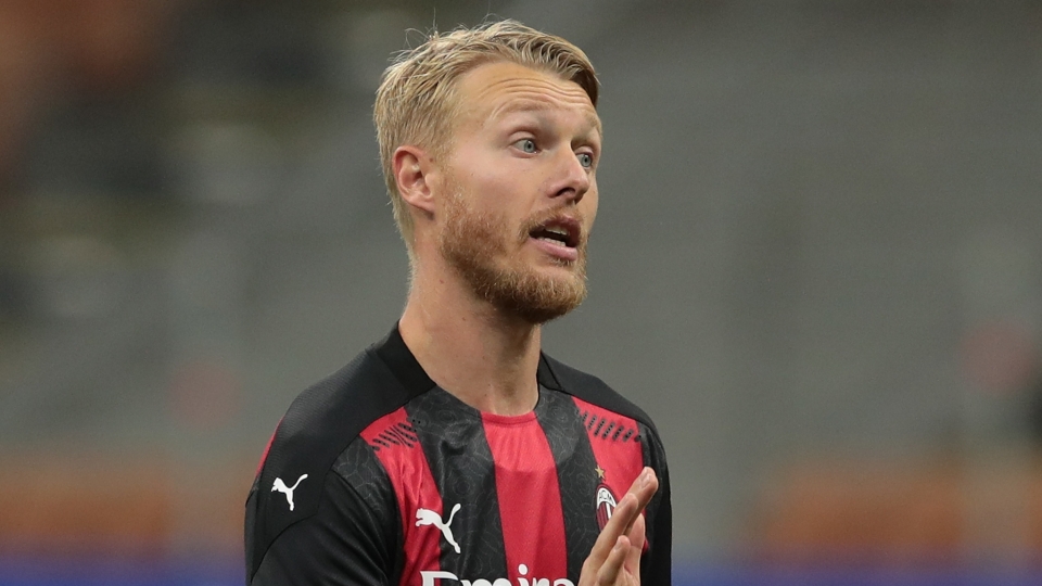 Simon Kjaer, AC Milan Simon Kjaer, AC Milan