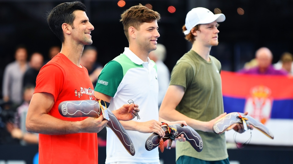 sinner djokovic Krajinovic