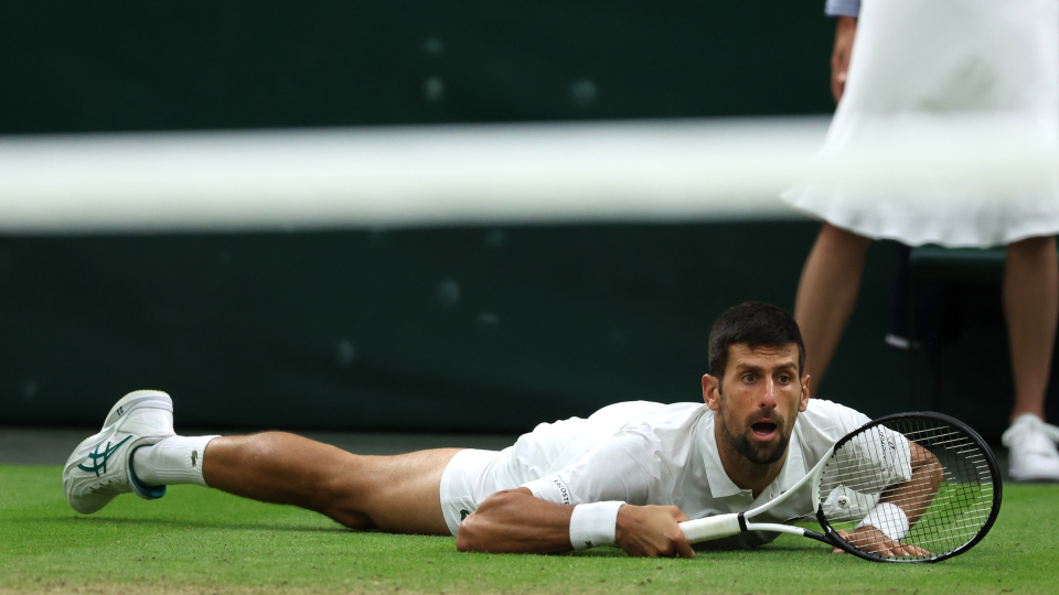 Novak Djokovic Sinner - Djokovic, Wimbledon 2023