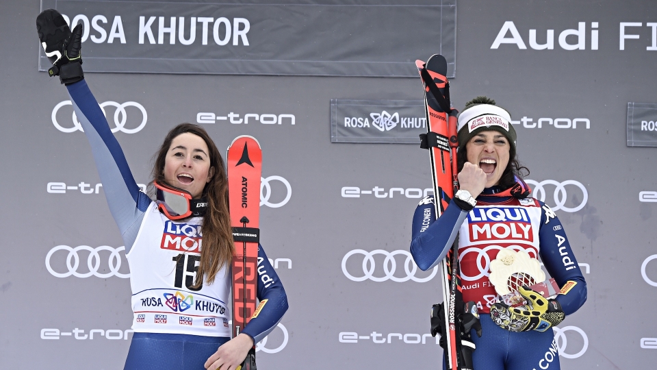 Sofia Goggia e Federica Brignone