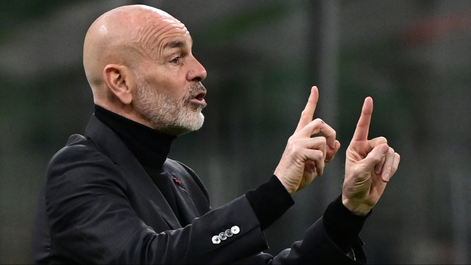 Stefano Pioli, tecnico del Milan Stefano Pioli Milan Napoli