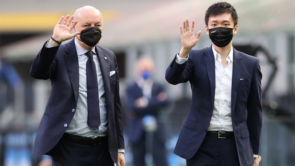 Steven Zhang e Beppe Marotta Steven Zhang e Beppe Marotta