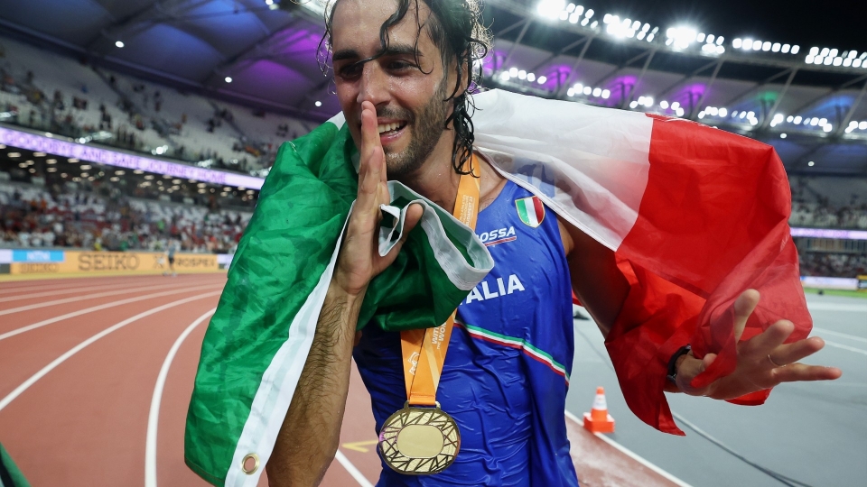 Strepitoso Tamberi: i momenti della festa mondiale