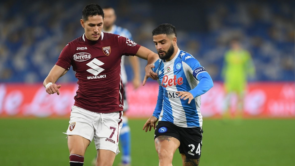 Sasa Lukic Lorenzo Insigne Napoli Torino Serie A