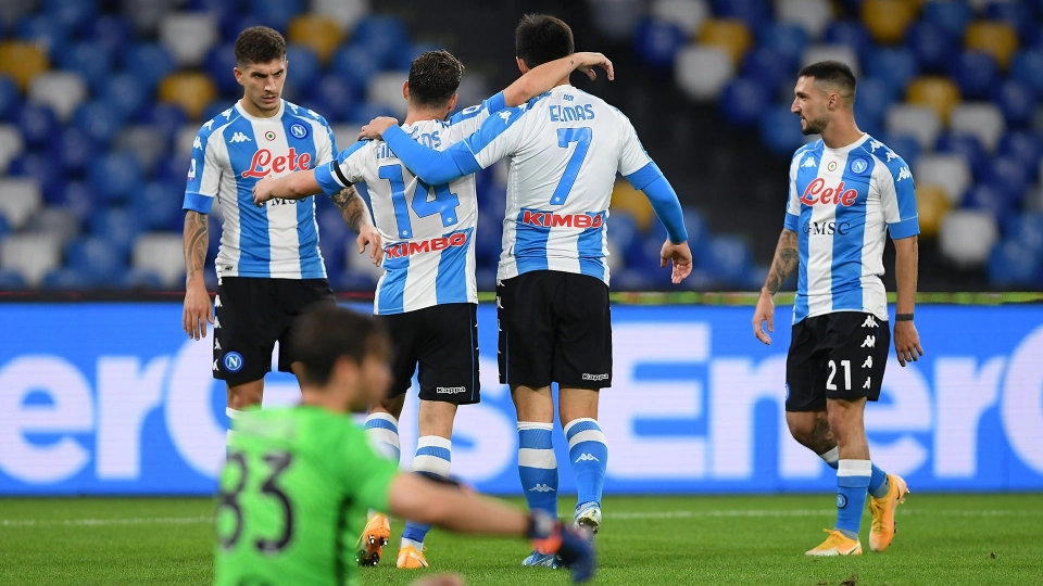 Serie A: Napoli-Roma 4-0, le foto