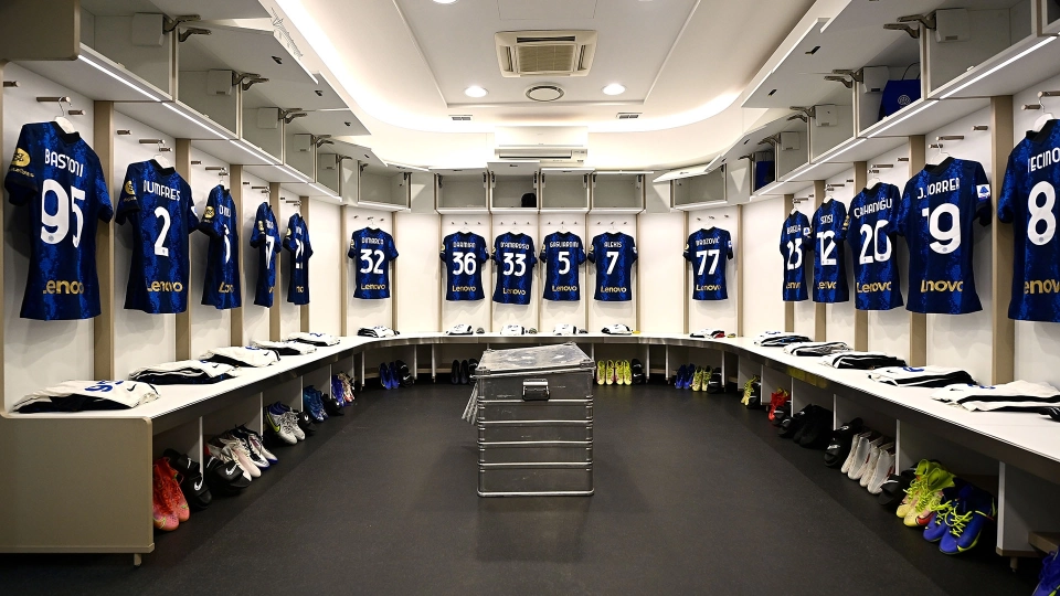 Spogliatoio Inter