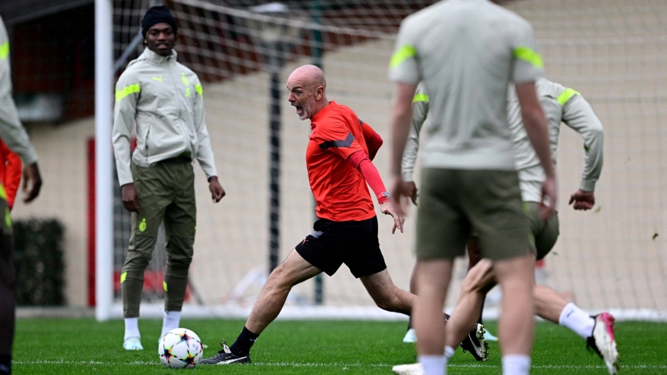 Stefano Pioli - Allenamento Milan 2022-2023