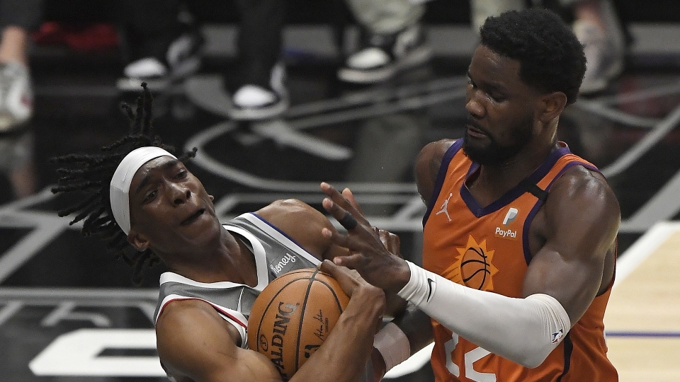 Terance Mann e Deandre Ayton