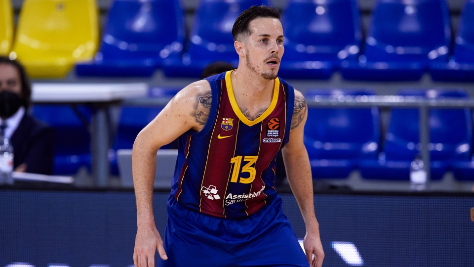 Thomas Heurtel con la maglia del Barcellona