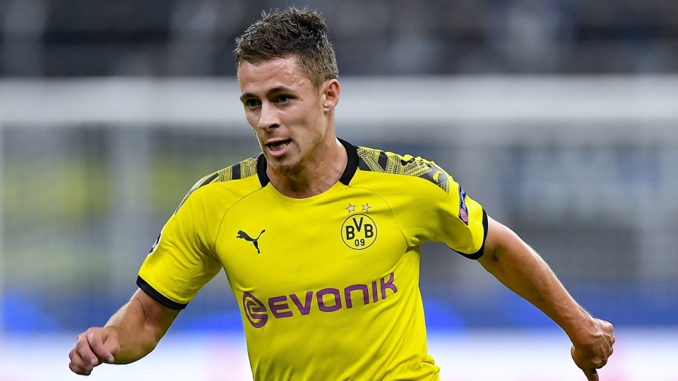 Thorgan Hazard con la maglia del Borussia Dortmud. Foto di Giuseppe Maffia per Getty Images