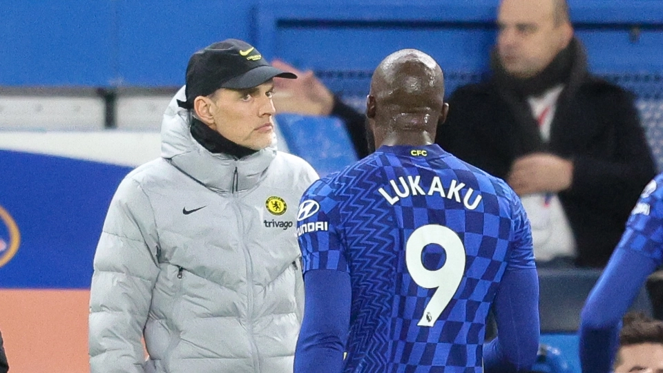 Thomas Tuchel and Romelu Lukaku