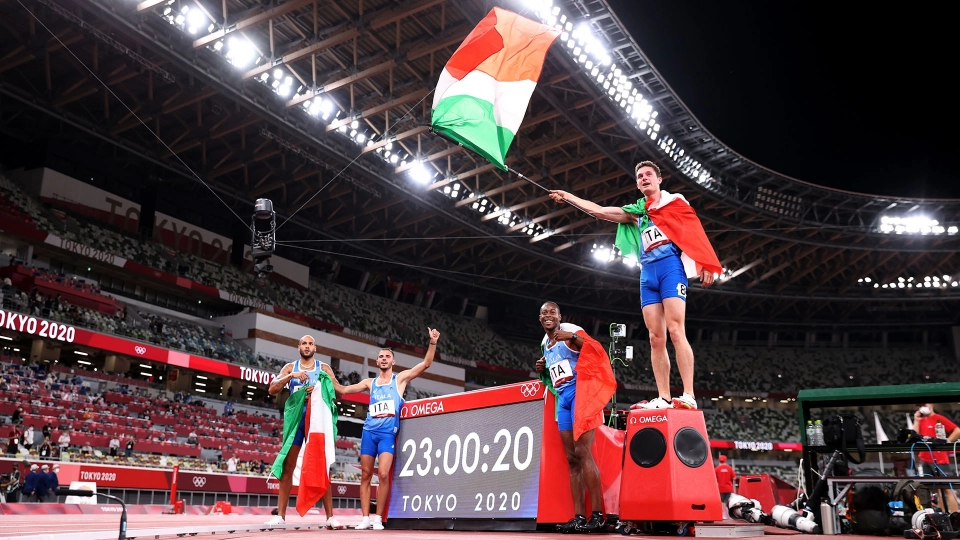 Tokyo 2020: Italia, stupendo oro nella 4x100. Le foto