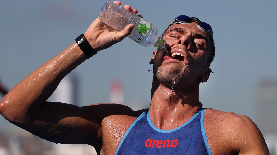 Tokyo 2020, nuoto 10km: Paltrinieri bronzo, le foto