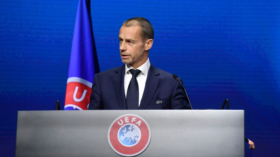 UEFA president Aleksander Ceferin UEFA president Aleksander Ceferin