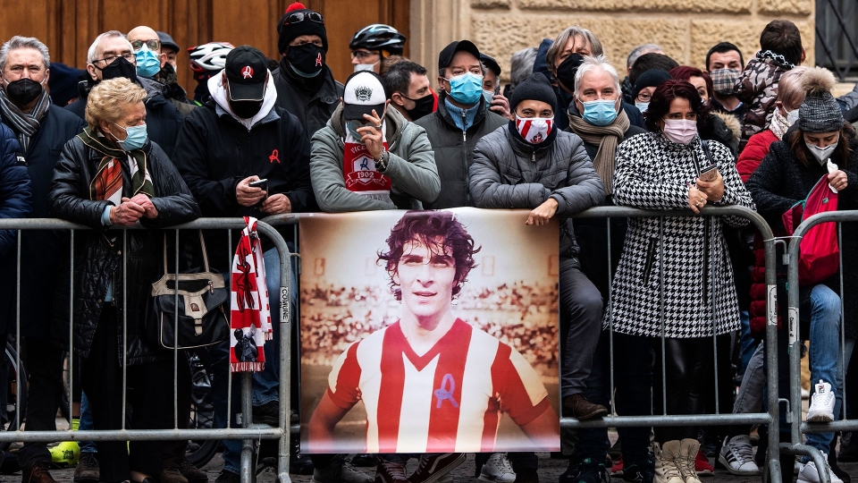 Ultimo saluto a Paolo Rossi a Vicenza: le immagini
