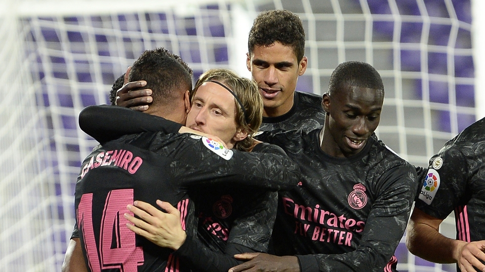 Casemiro, autore del gol vittoria del Real Madrid contro il Valladolid Valladolid vs. Real Madrid