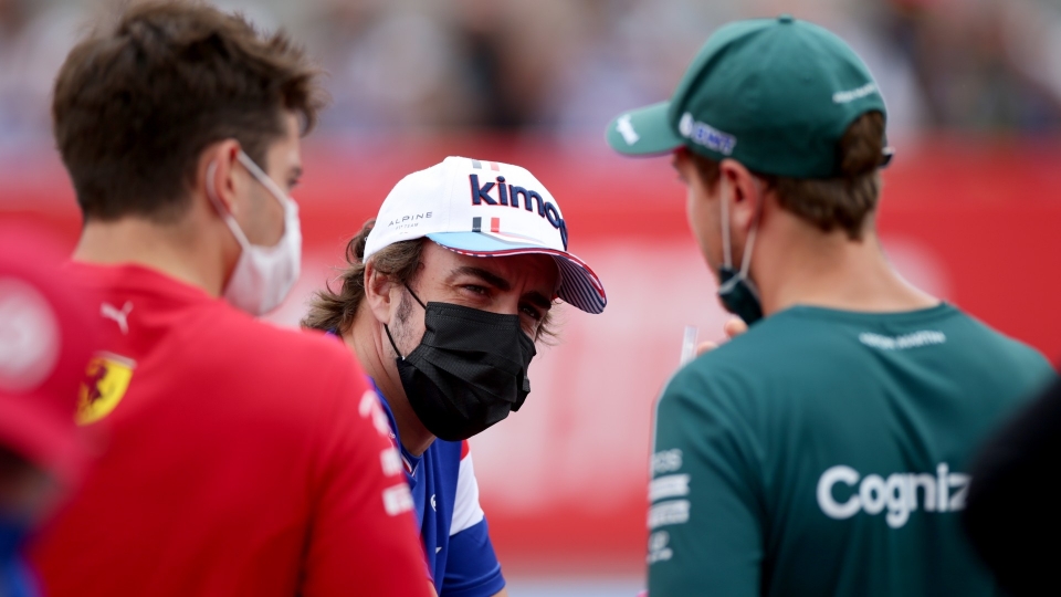 getty images vettel alonso