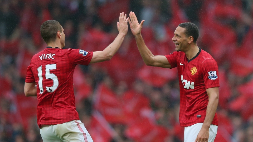 Nemanja Vidic, Rio Ferdinand VidicFerdinand-cropped