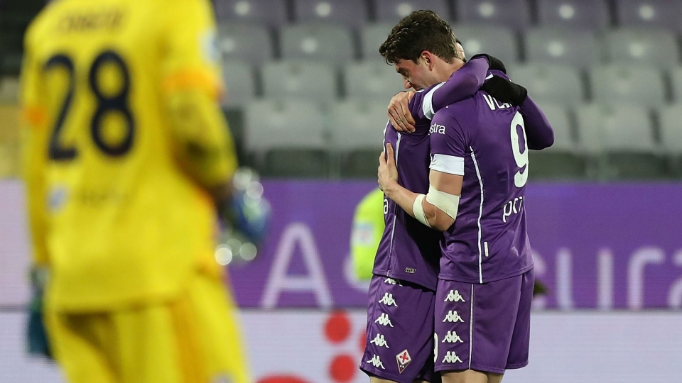 Vlahovic Fiorentina Cagliari Serie A