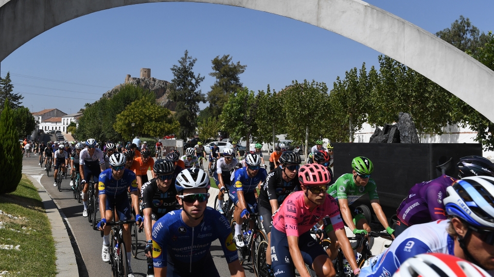 Un passaggio di una tappa della Vuelta 2021 Vuelta 2021