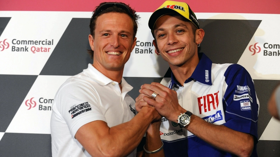 Valentino Rossi e Sete Gibernau