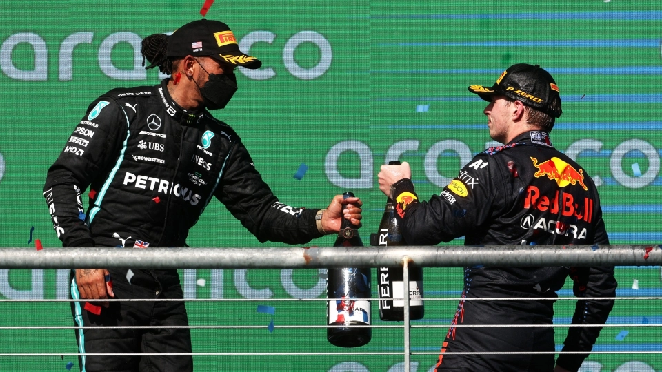 Verstappen, Hamilton