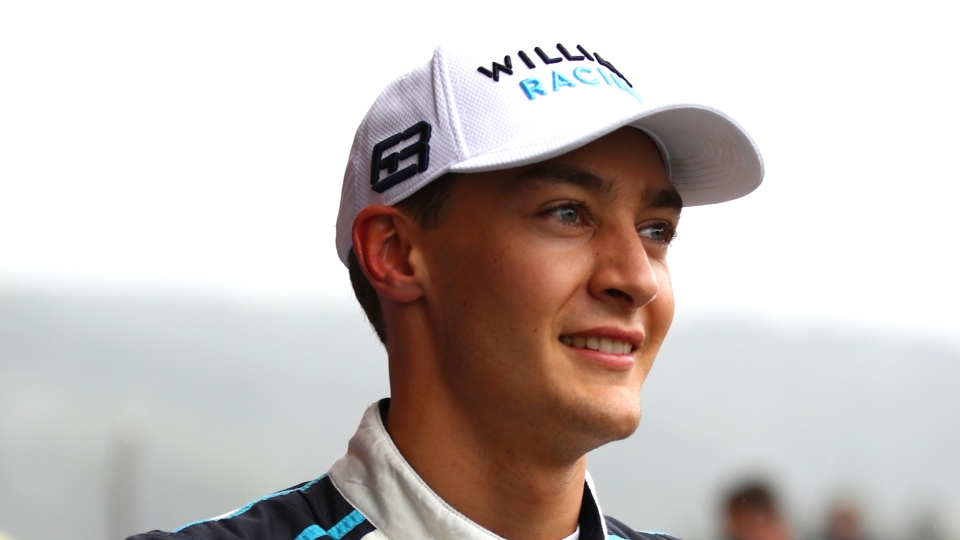 British driver George Russell