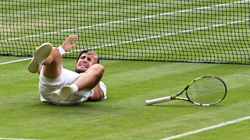 Wimbledon, Alcaraz-Djokovic: le foto