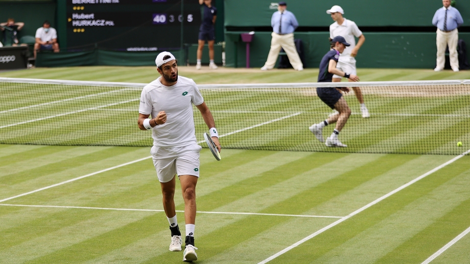 Wimbledon: Berrettini in finale, le foto