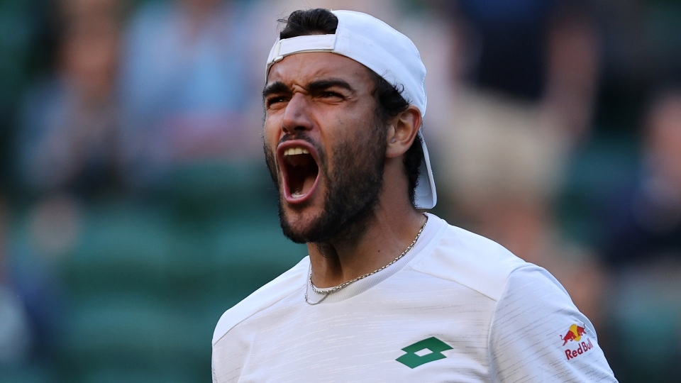 Wimbledon: Berrettini in semifinale, le foto