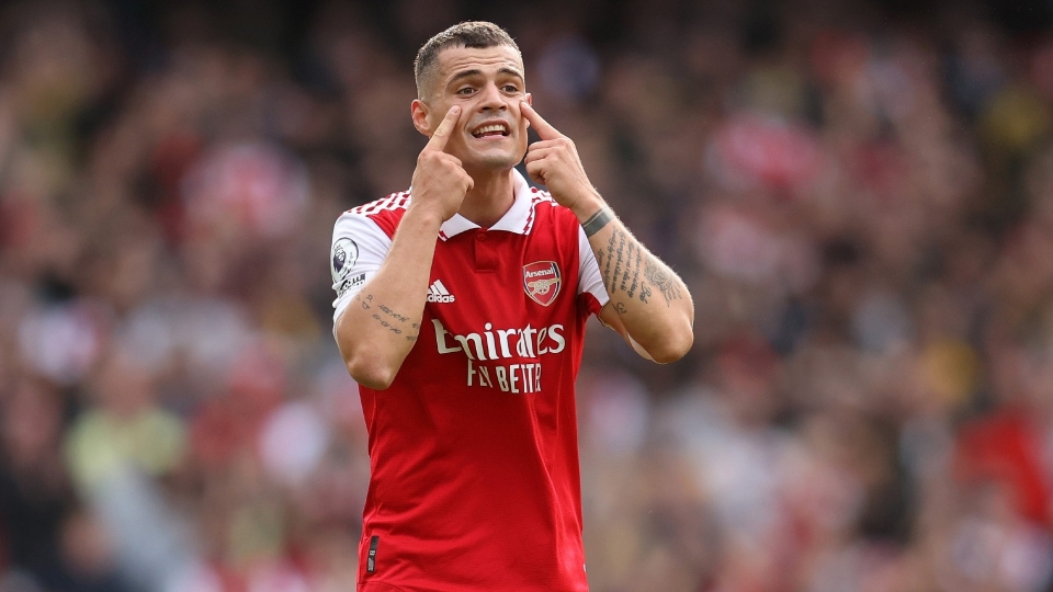 Granit Xhaka has enjoyed a redemption at Arsenal xhaka