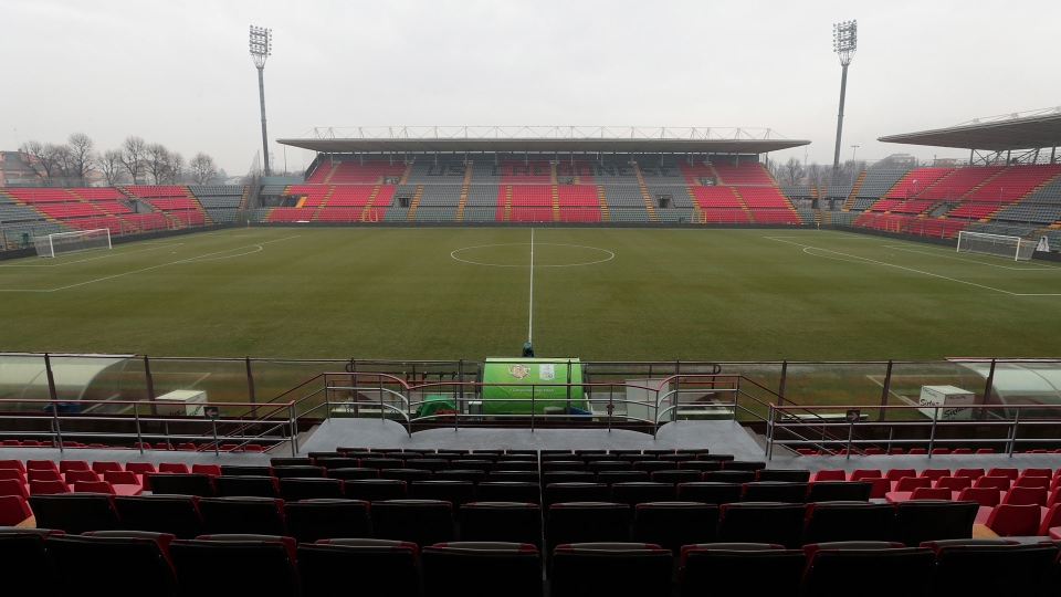 Lo stadio Giovanni Zini di Cremona