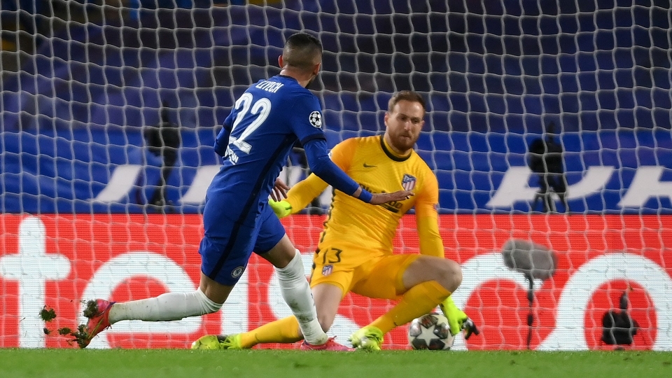 先制点を決めたジヤシュ ZIYECH CHELSEA ATLETICO