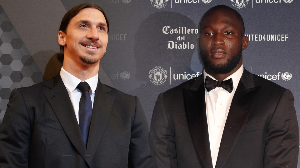 Zlatan Ibrahimovic e Romelu Lukaku Zlatan Ibrahimovic e Romelu Lukaku