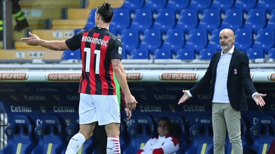 Zlatan Ibrahimovic Milan vs. Parma Serie A 10042021